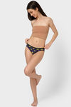 Bummer Medium Rise Half Coverage Bikini Panty - Yellow — thumbnail 5